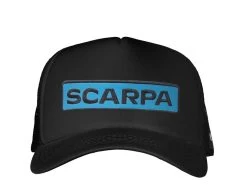 Scarpa PATCH TRUCKER HAT -Outdoor footwear-Scarpa ipps web black patch trucker front