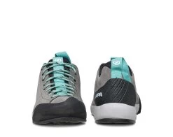 Scarpa GECKO WOMEN'S -Outdoor footwear-Scarpa ipps web gecko w gray aqua frt bck