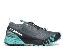 Scarpa RIBELLE® RUN GTX WOMEN'S -Outdoor footwear-Scarpa ipps web ribelle run gtx w anthracite blue turquoise ext