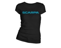 Scarpa LOGO T-SHIRT WOMEN'S -Outdoor footwear-Scarpa ipps web tshirt w black front