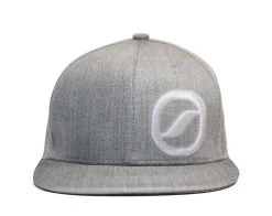 Scarpa LOGO FLAT BRIM HAT -Outdoor footwear-Scarpa ipps logo flat brim front light heather grey 1